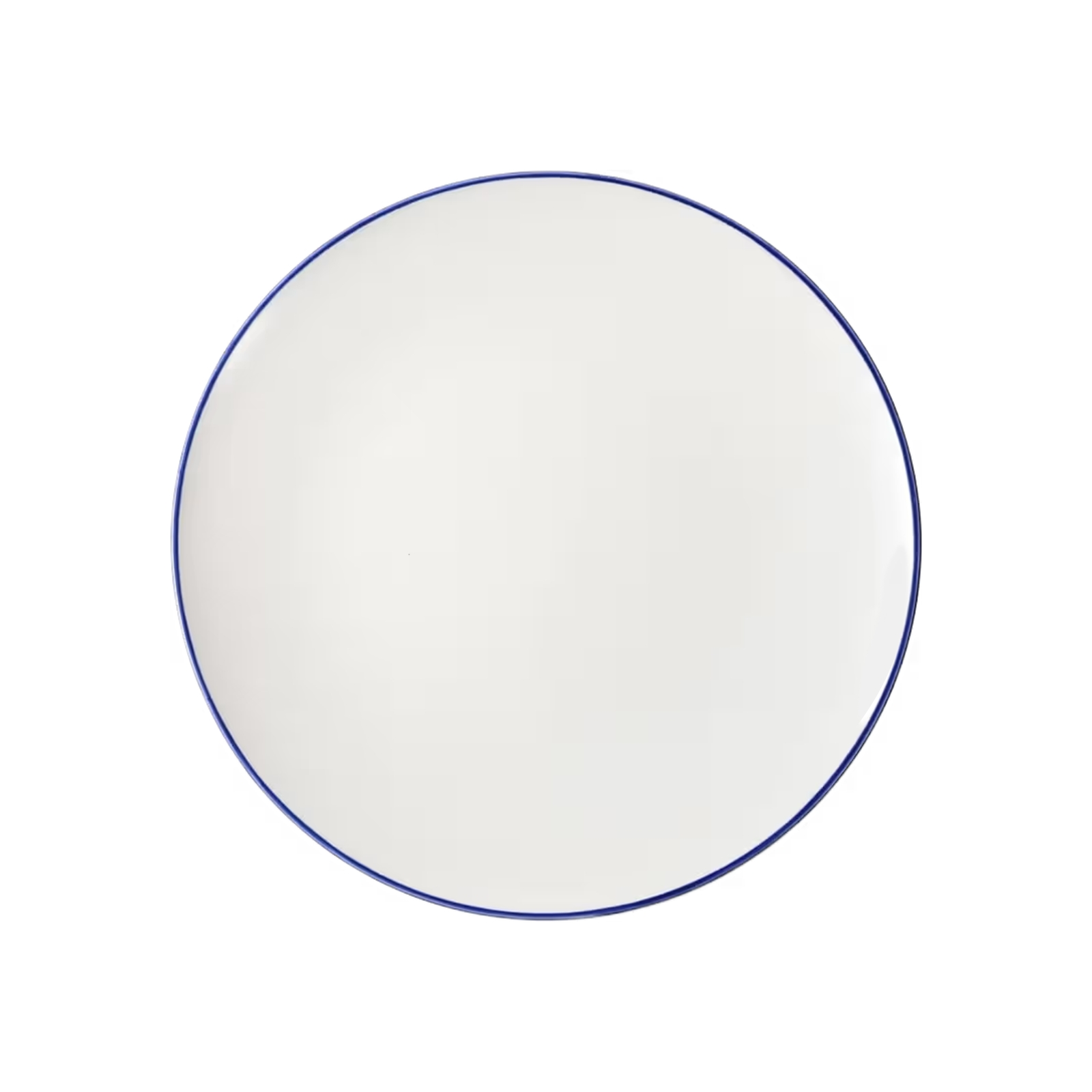 Tallrik Parisa 27 cm vit/blå
