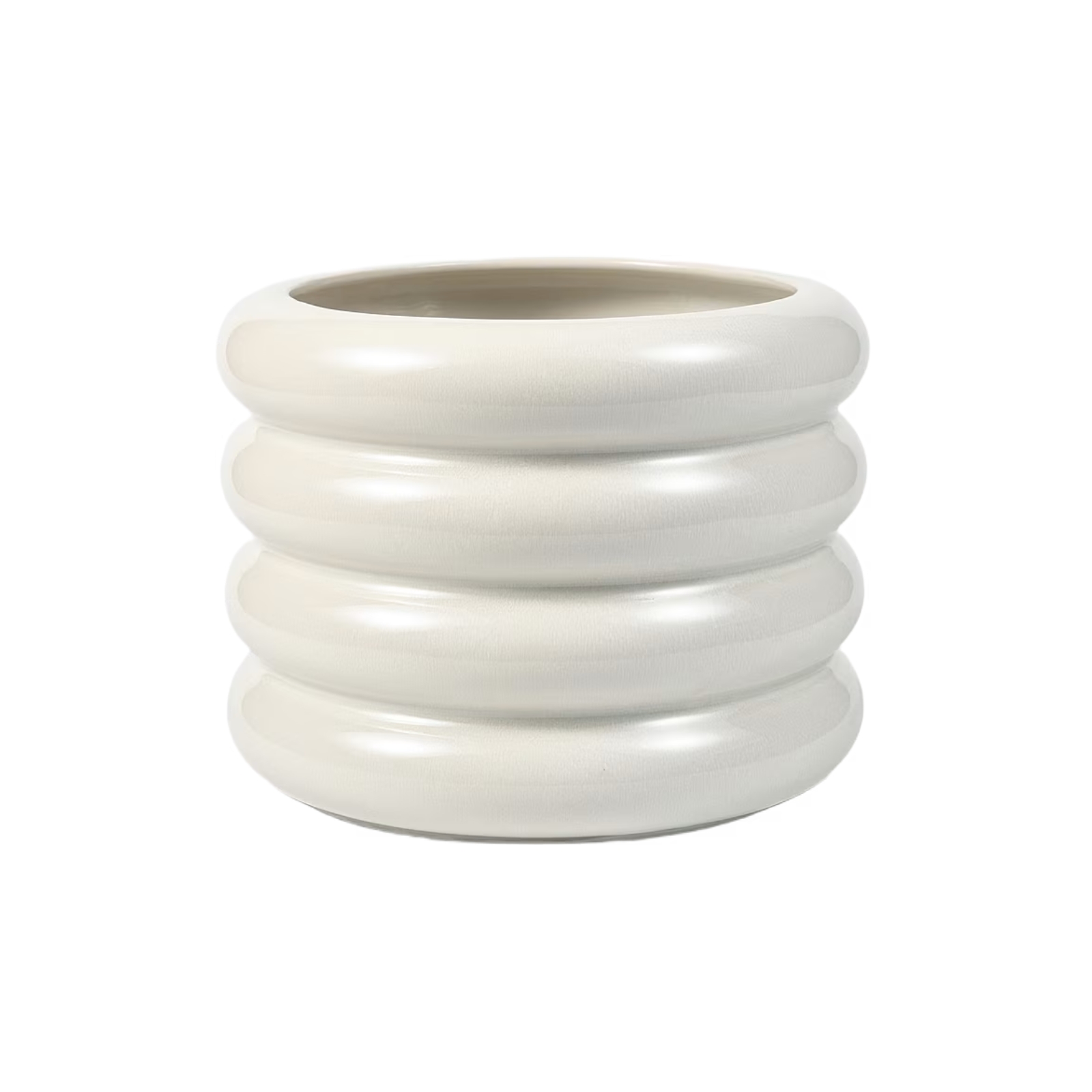Kruka Wave 14 cm Beige