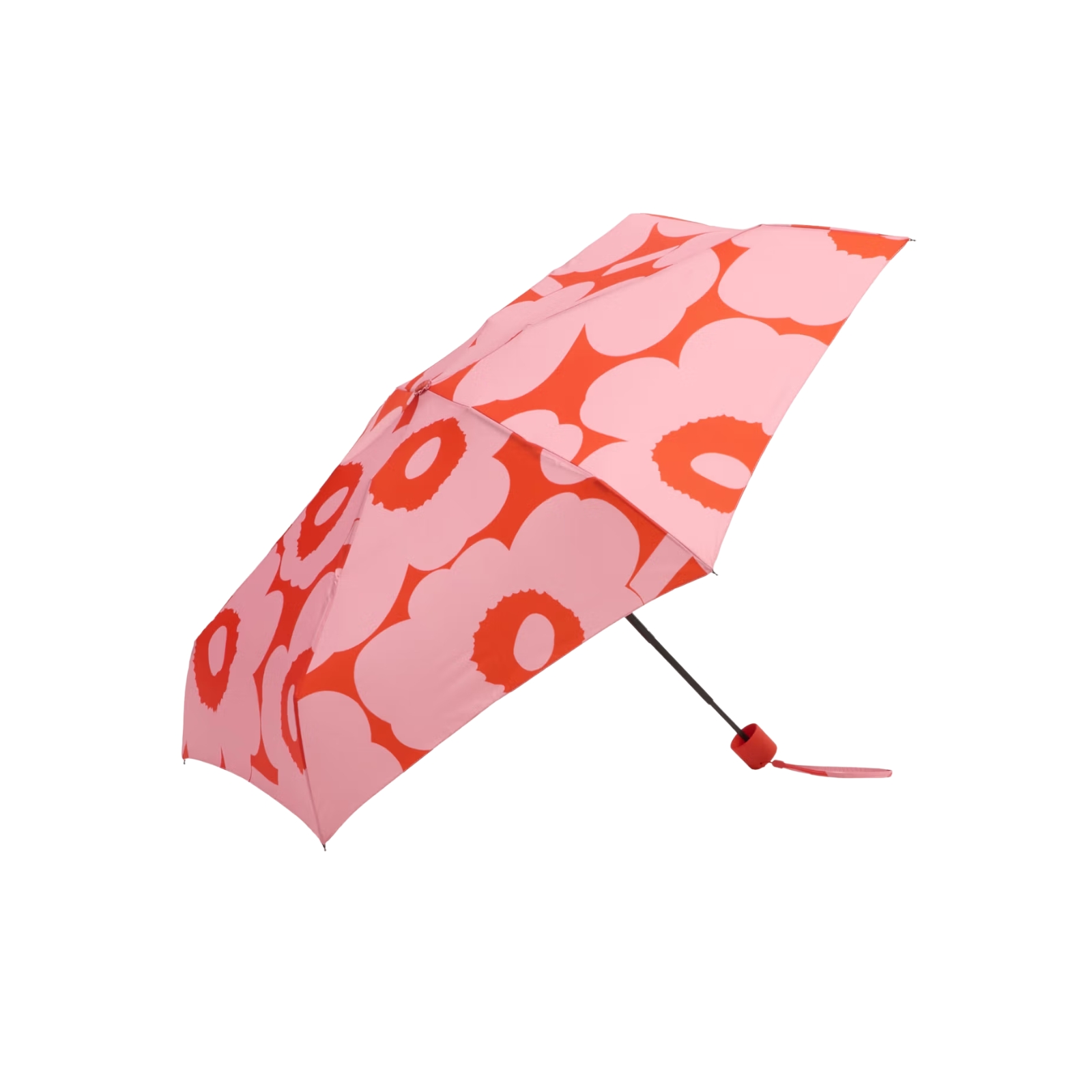 Paraply Mini Manual Unikko Rosa/Röd