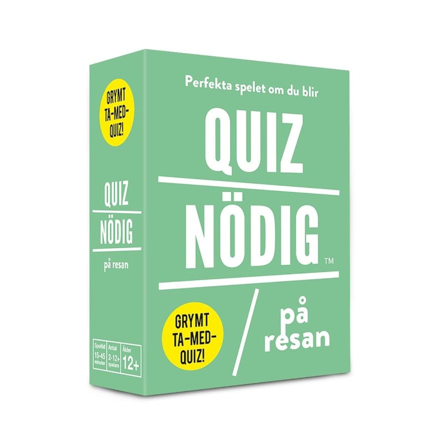 Kylskåpspoesi Spel Quiznödig – På Resan