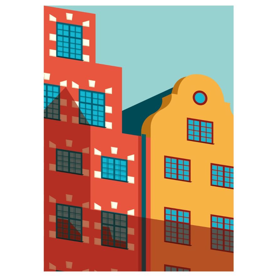 Created By Designtorget Poster Gamla Stan 50×70