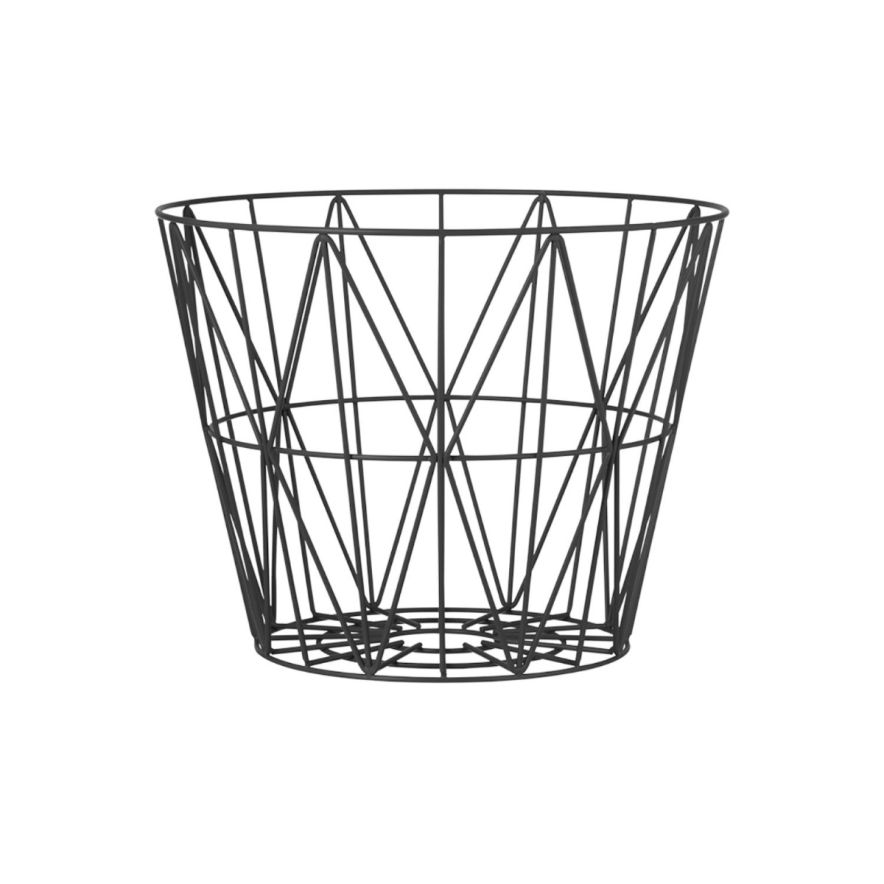 Ferm Living Korg Wire Large Svart