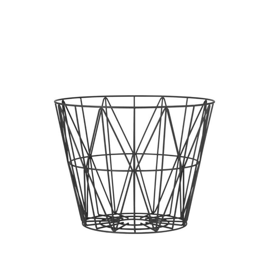 Ferm Living Korg Wire Medium Svart