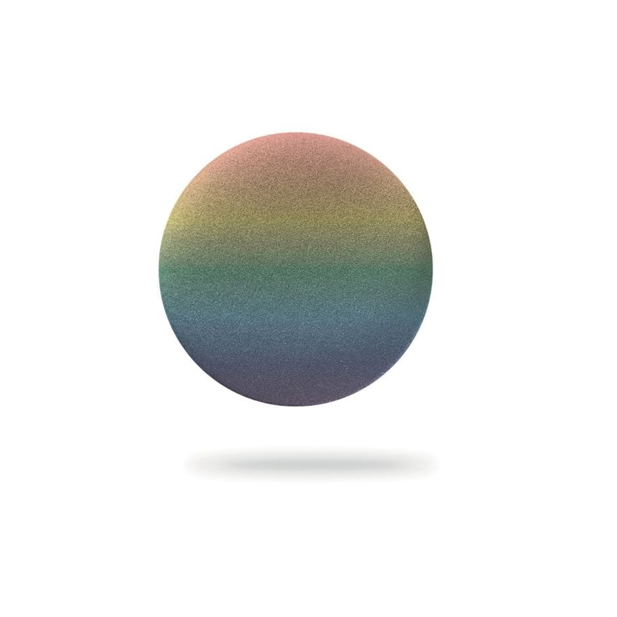 MARCH DESIGN STUDIO Reflekterande pin liten Rainbow