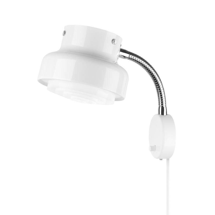 Läs mer om Vägglampa Bumling Mini 19cm Vit