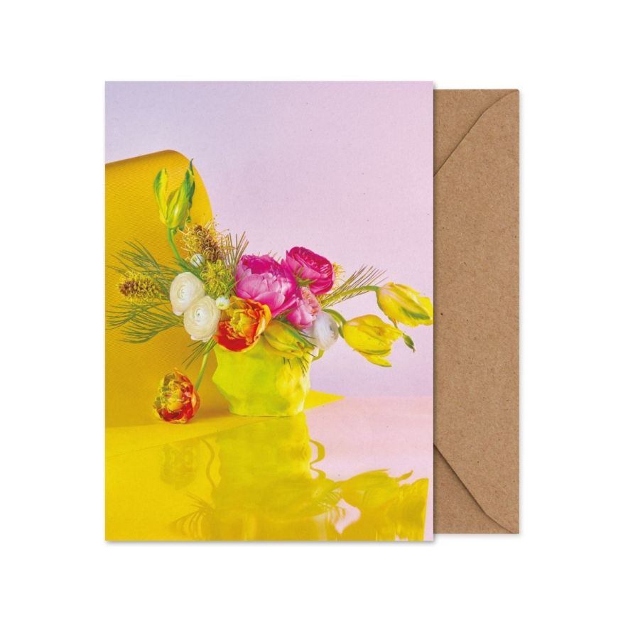 Kort Art card BLOOM 03 – Yellow