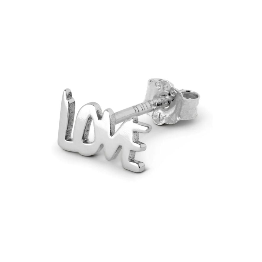 Lulu Copenhagen Örhänge Word – Love 1 st Silver