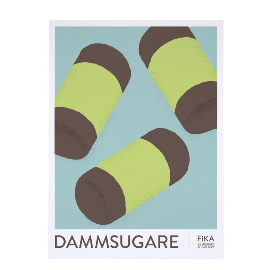 Linda Pabst Fikaposter Dammsugare 30×40