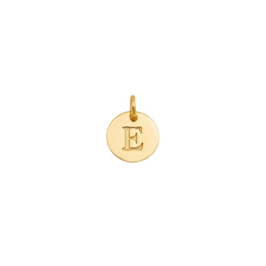 Berlock Mini Letter Guld E