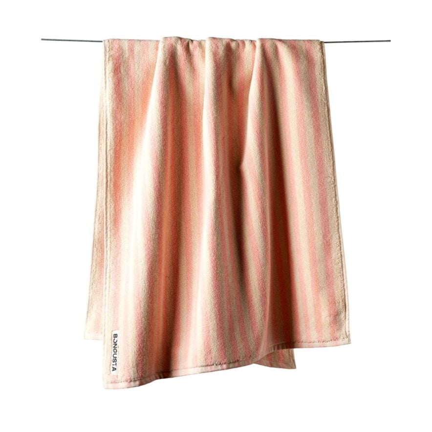 Bongusta Handduk Naram 70 X 140 cm Rosa/Creme