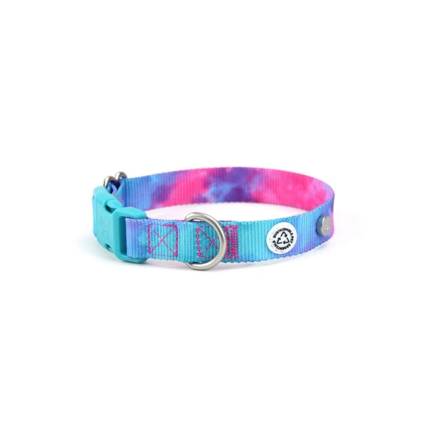 Barkalot Hundhalsband Tie dye Multi S