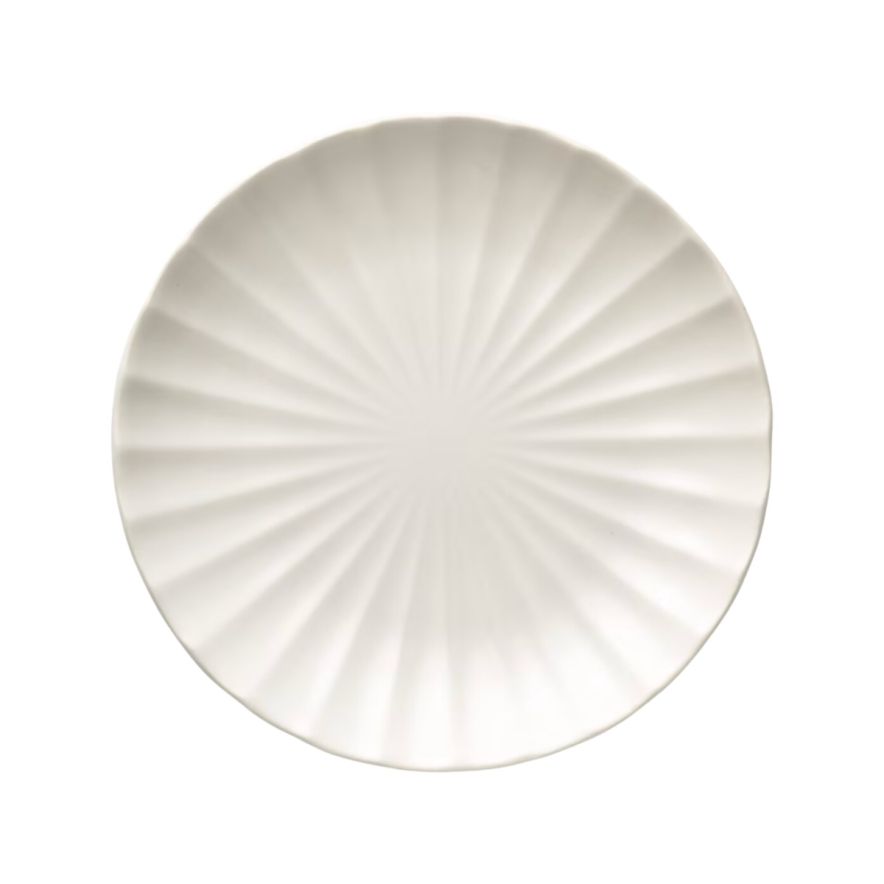 ÅHLÉNS HOME Assiette Shelly 21,5 cm Offwhite