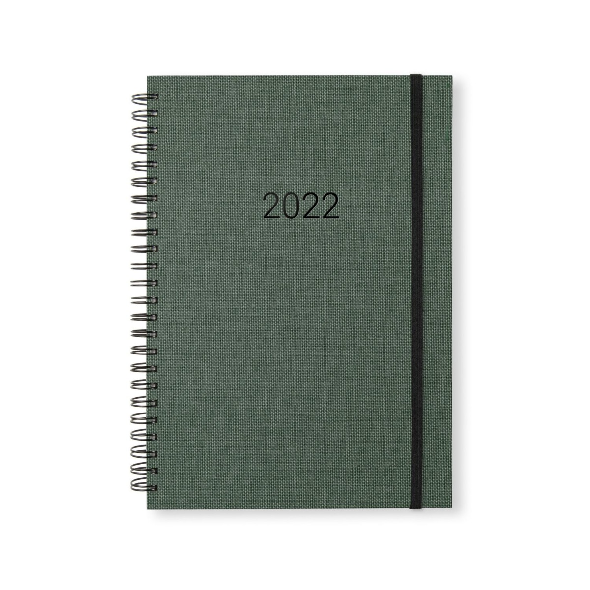 Paperstyle Kalender 2022 A5 Spiral Grön