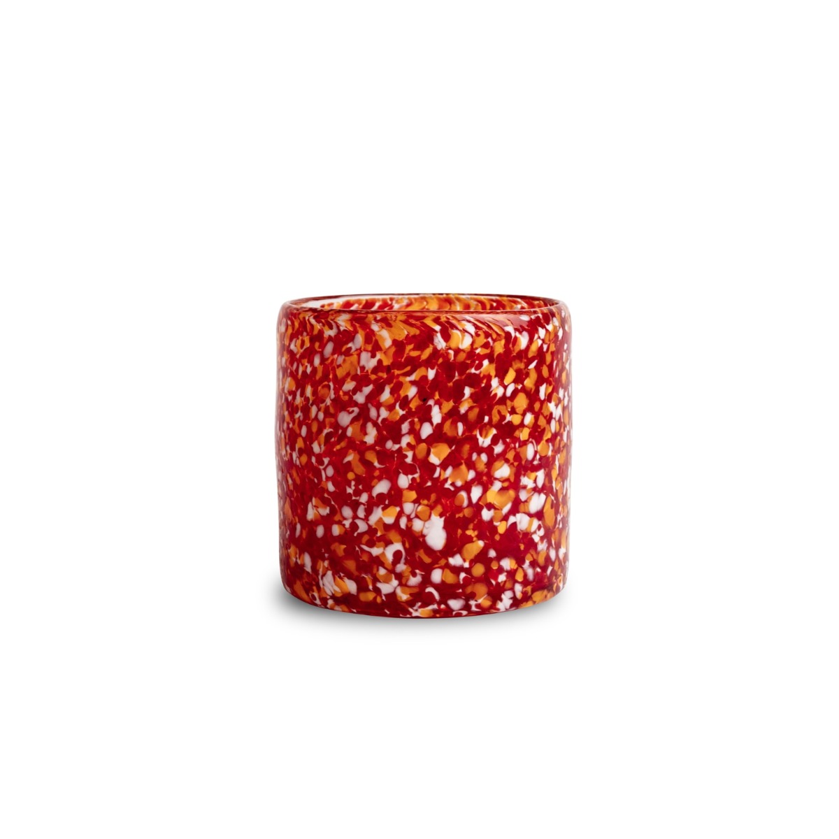 Vas/Ljushållare Calore Curve Röd/Orange 15cmproduktzoombild #1