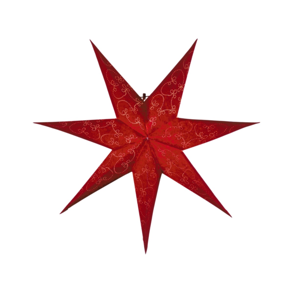 Star Trading Pappstjärna Decorus 63cm Röd