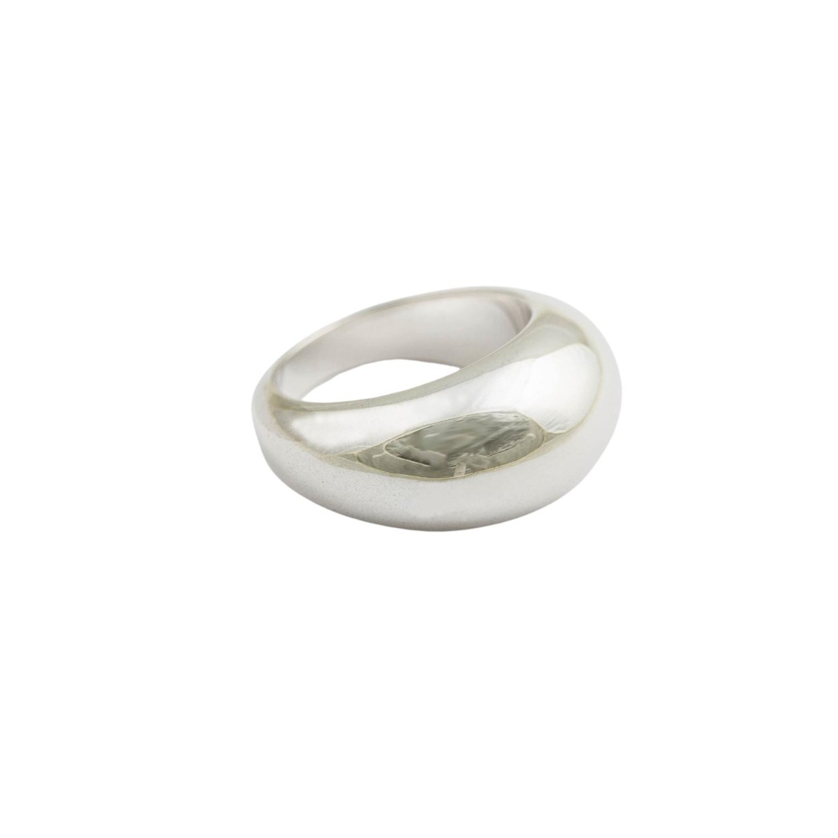 Syster P Ring Bolded Big Silver 16 mm