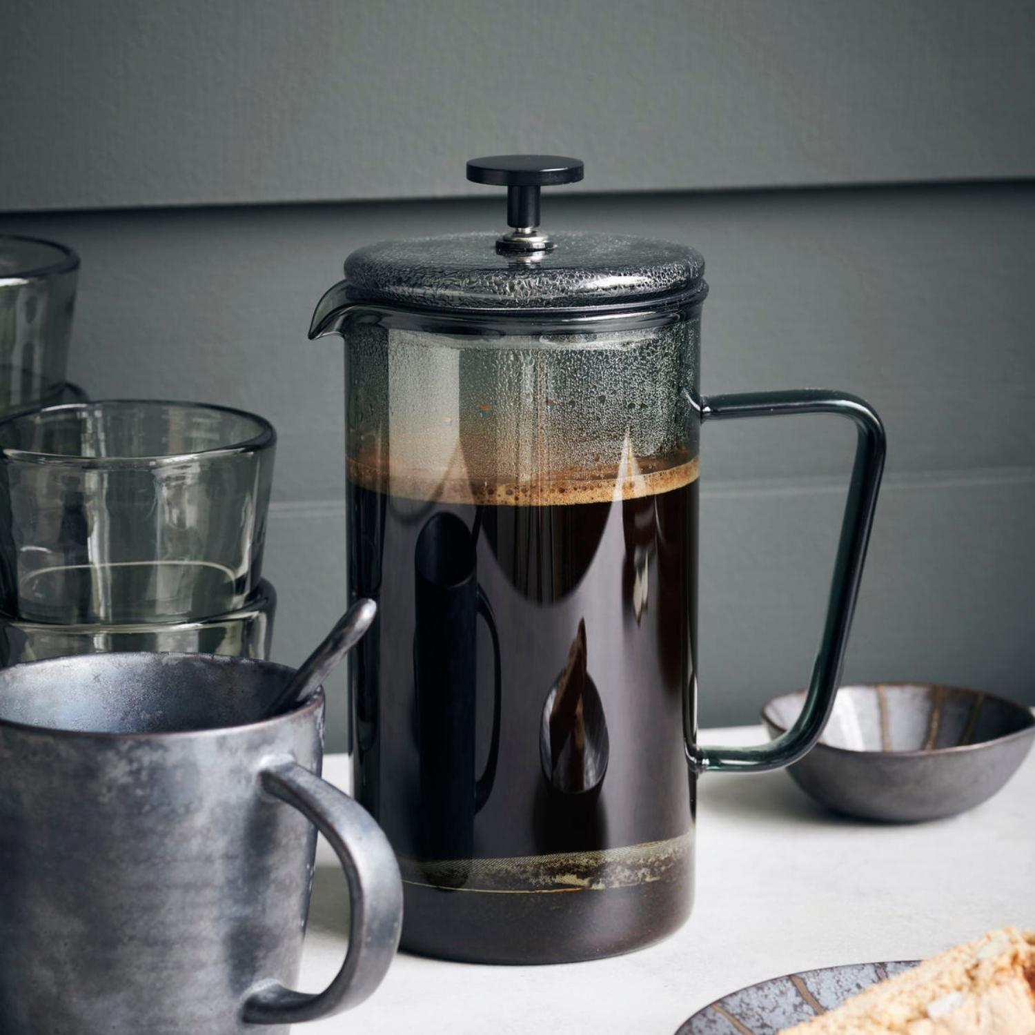 Kaffepress Nuru 1 liter grå glasproduktzoombild #2