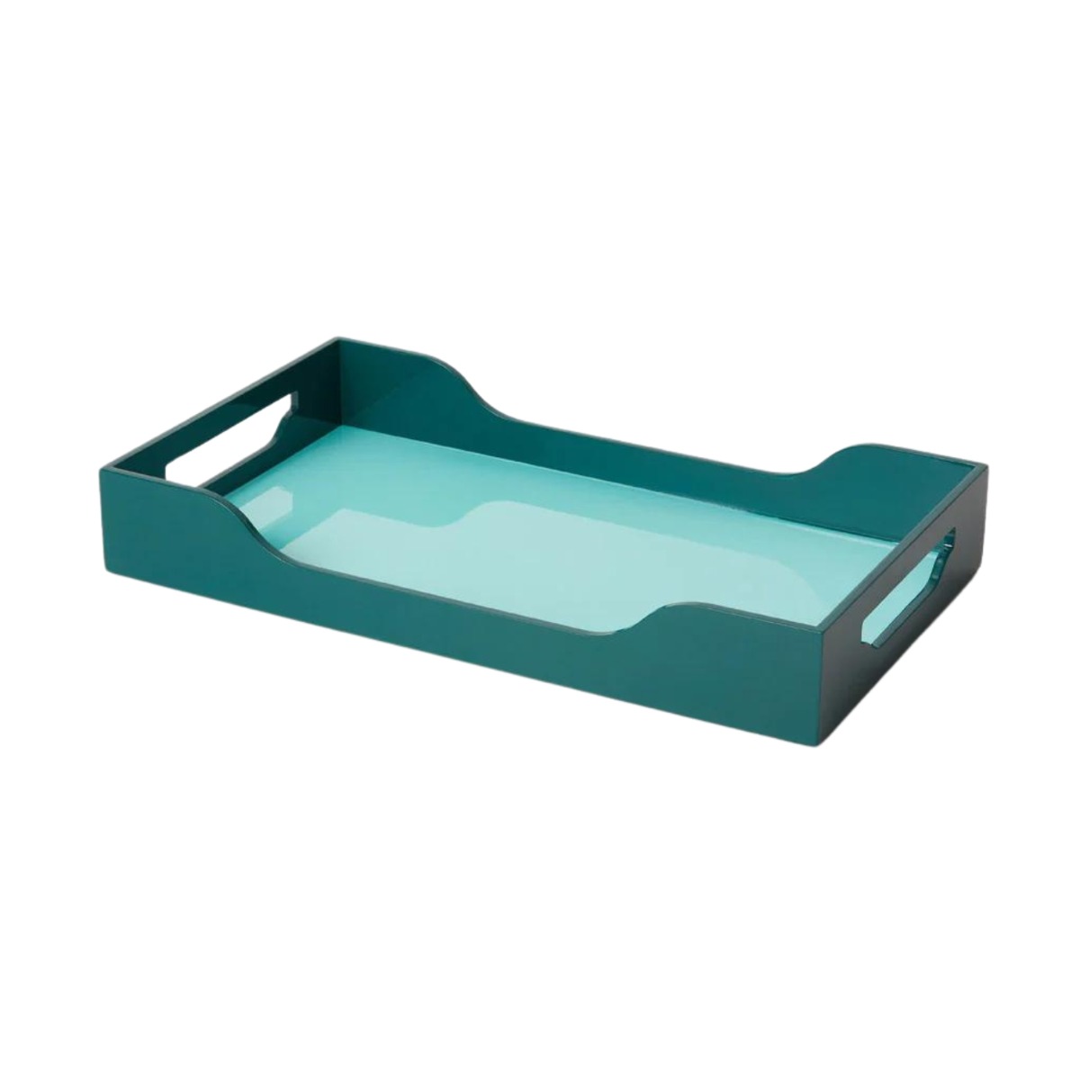 Printworks Lacquered Tray – Swell Turkos/Grön L