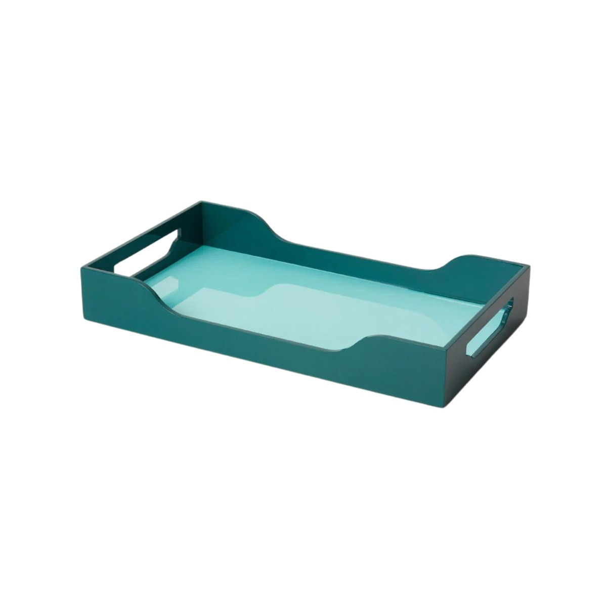 Printworks Lacquered Tray – Swell Turkos/Grön M