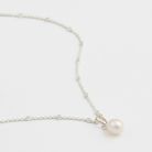 Halsband Treasure Single Pearl Silverproduktminiatyrbild #3