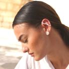 Örhänge earcuff smält vågproduktminiatyrbild #3