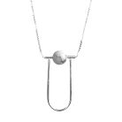 Halsband Neutra Howlite silverproduktminiatyrbild #1