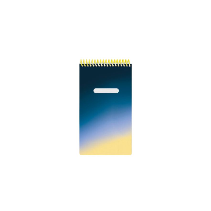 Skrivblock Smartbook A6 mörkblå/gulproduktbild #1