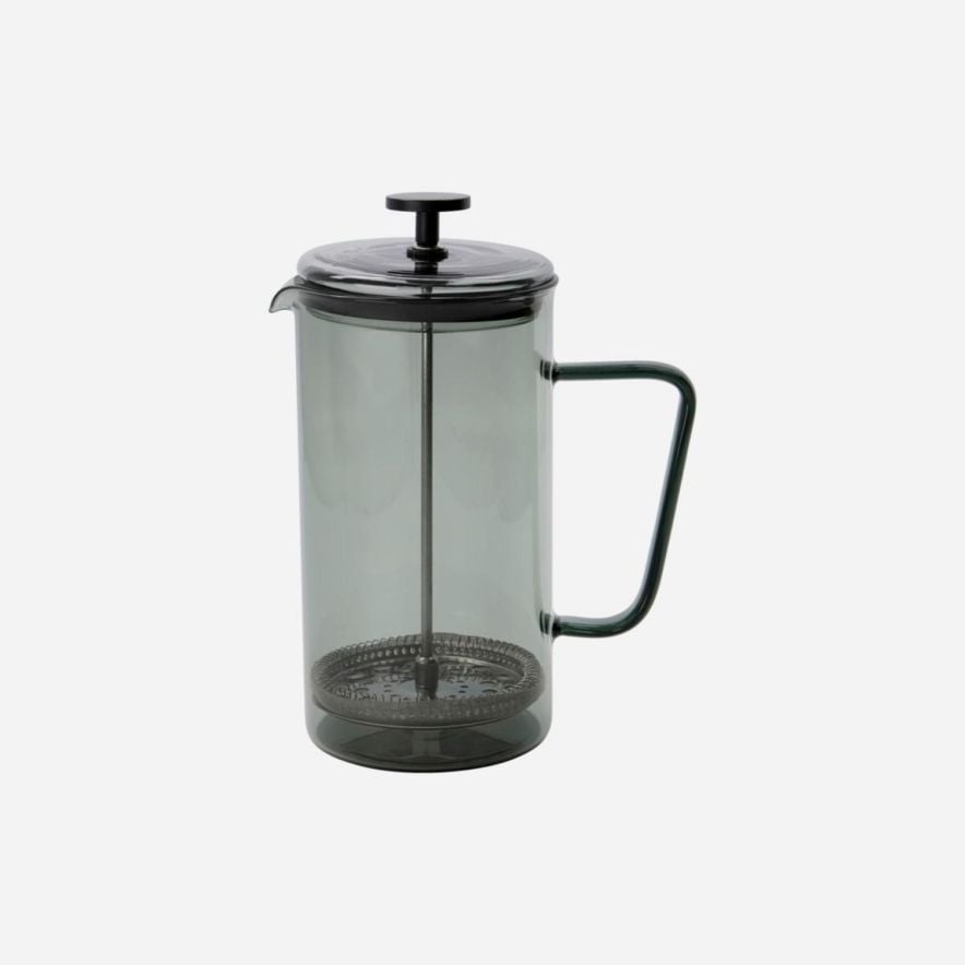 Kaffepress Nuru 1 liter grå glasproduktbild #1