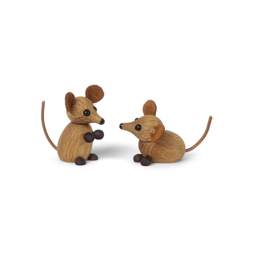 Träfigur The Country Mouse 4,5 cm Ekproduktbild #2