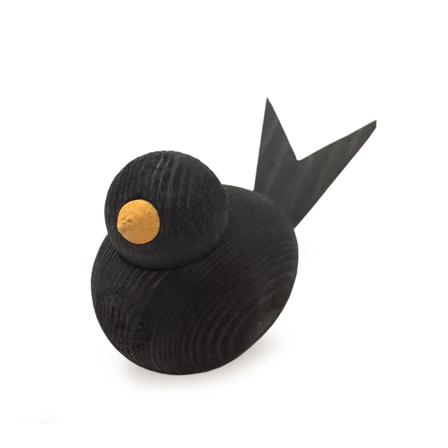 Fågel Trä svartproduktbild #2