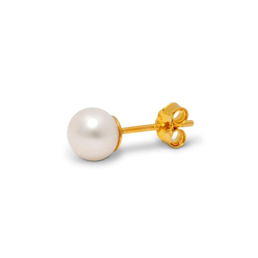Örhänge Ball large pearl guld 1 stproduktbild #1