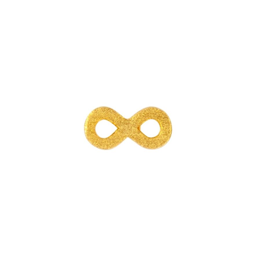 Örhänge Infinity Guld 1 st guldproduktbild #2
