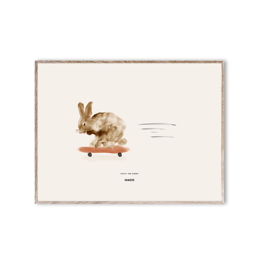 Poster Rocky the Rabbit 30x40 cmproduktbild #1