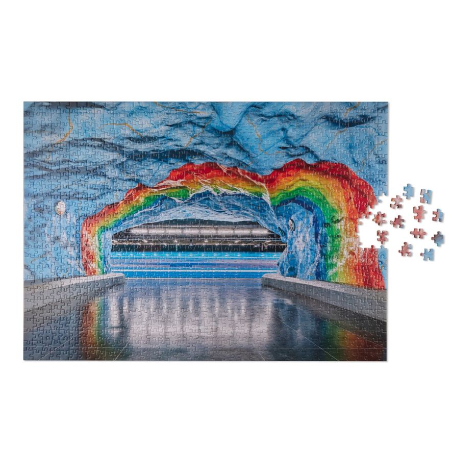 Pussel Subway Art Rainbowproduktbild #2