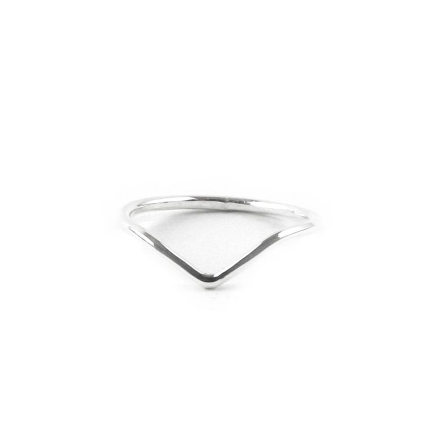 Ring Chevron silverproduktbild #1