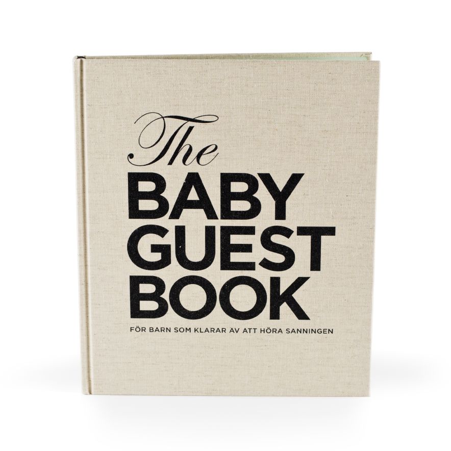 Bok The Baby Guest Book SVproduktbild #1