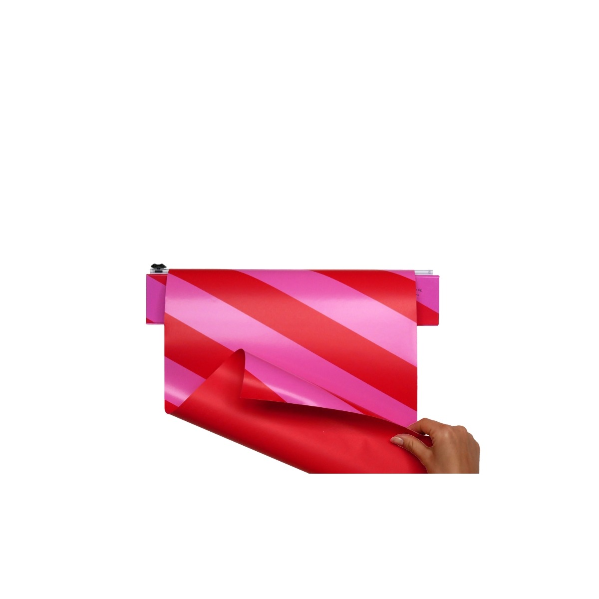 Fantasiklubben Presentpapper 33cm x 10m Candy Land rosa/röd
