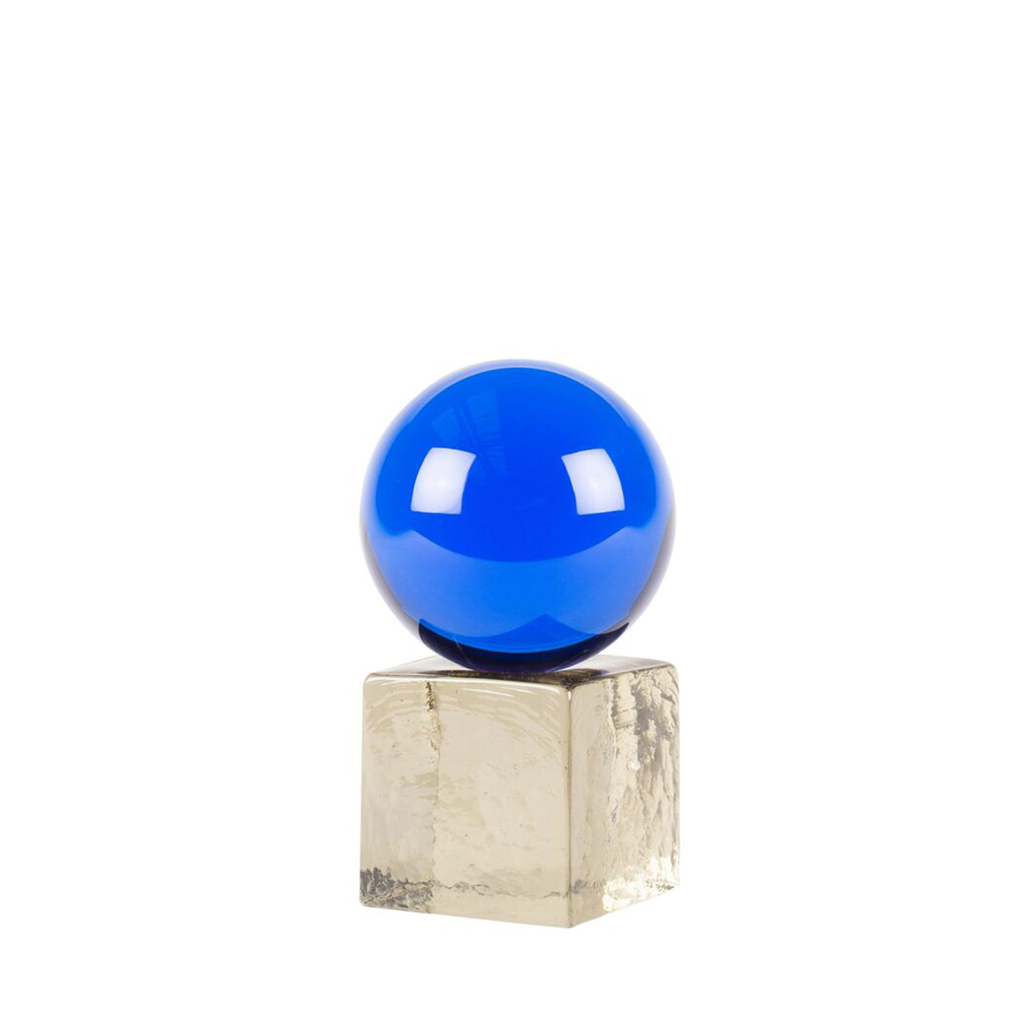 Designtorget Glasskulptur Oh My blue/tourmaline