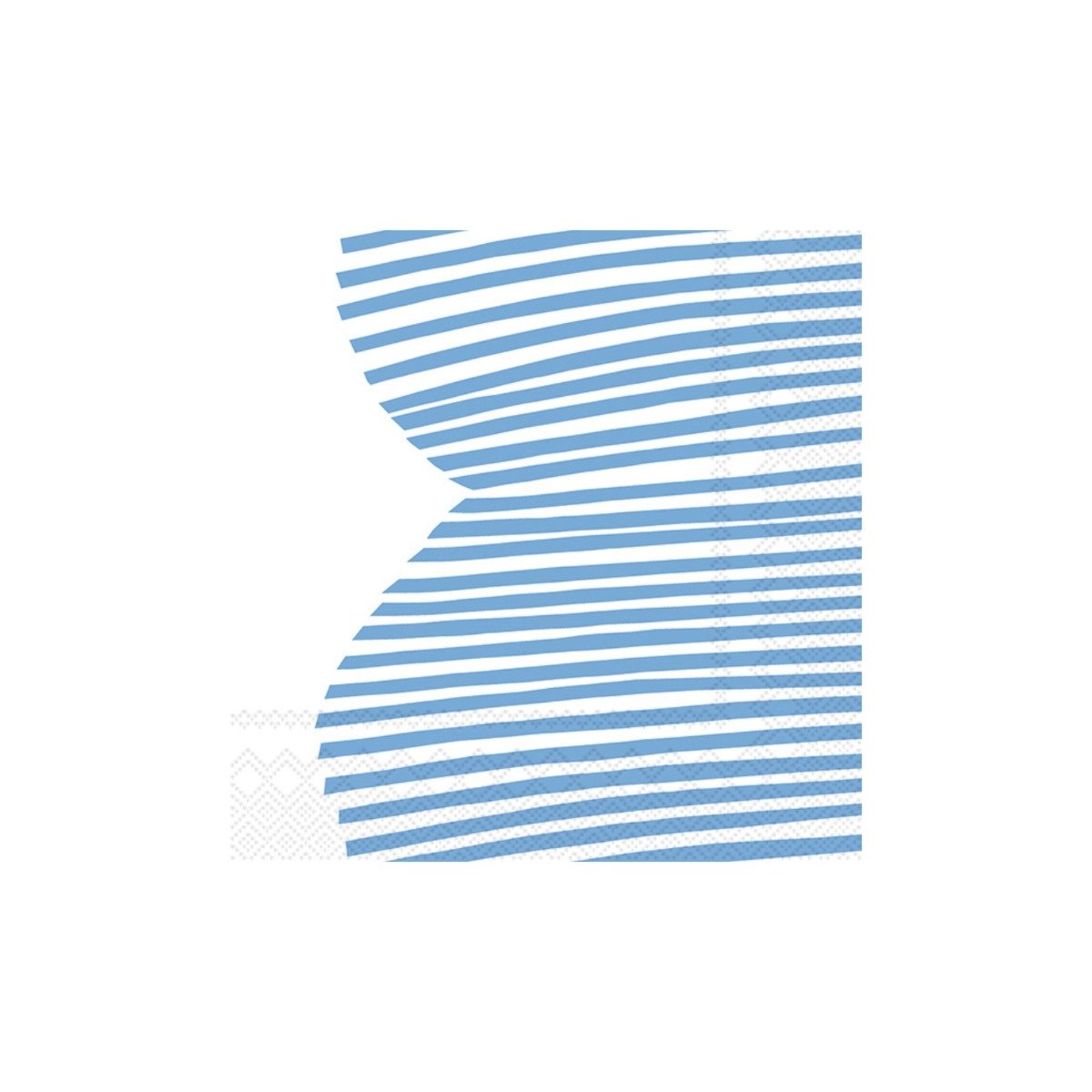 Servett Uimari streck ljusblå 33 cmproduktzoombild #1