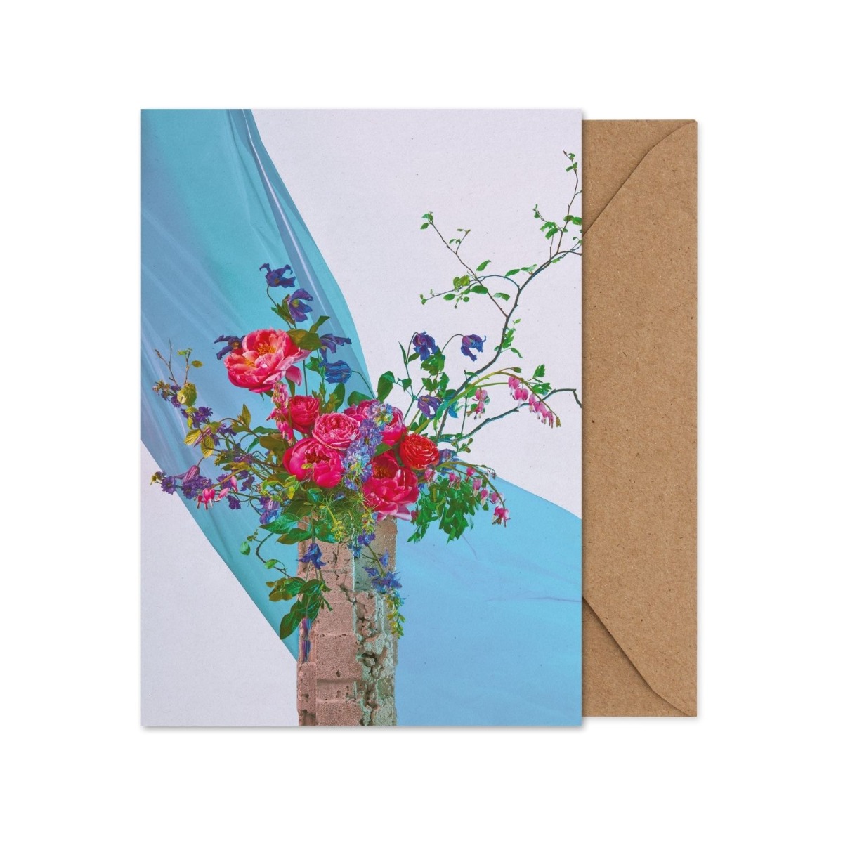 Paper Collective Kort Art card BLOOM 05 - Turquoise