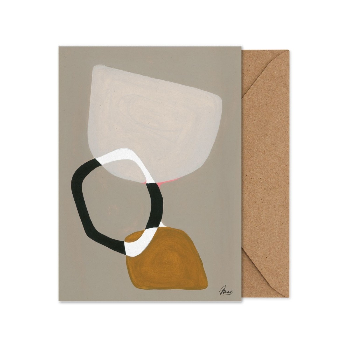 Läs mer om Paper Collective Kort Art card Composition 03