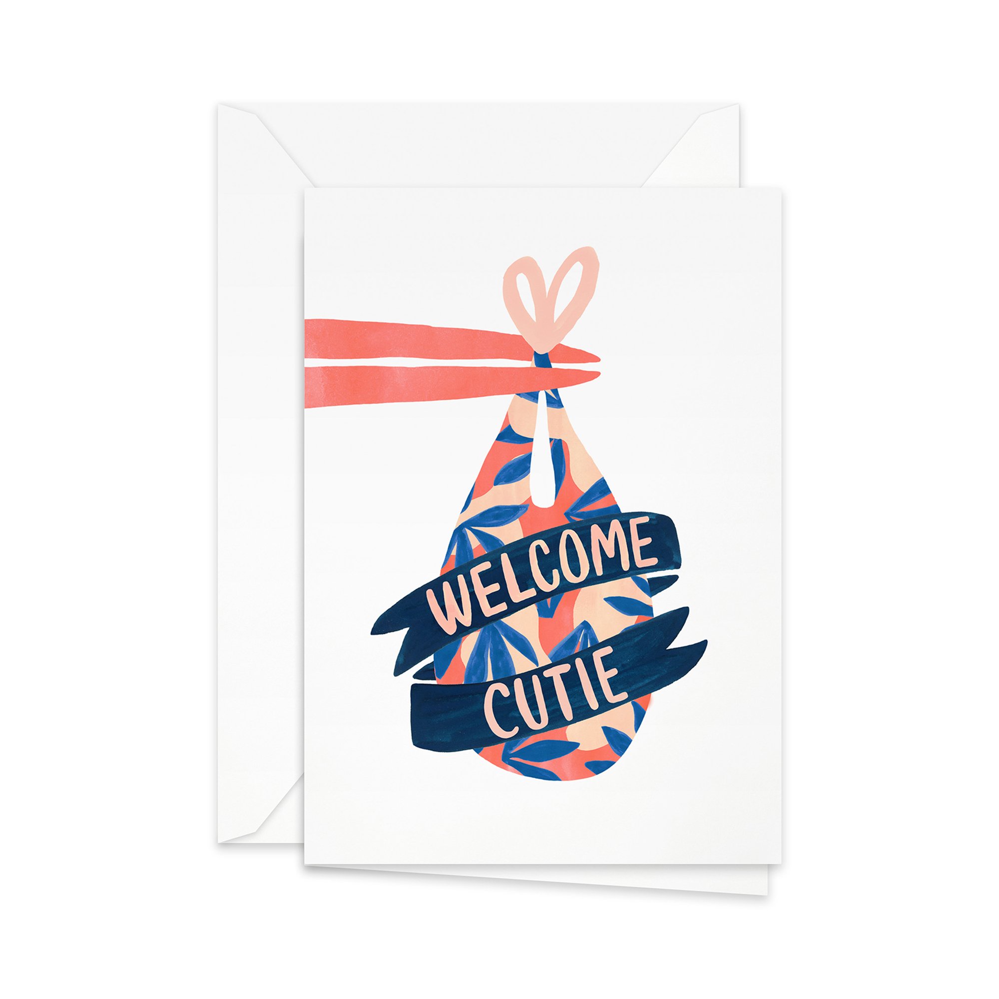 Pretty Paper Kort Welcome Cutie