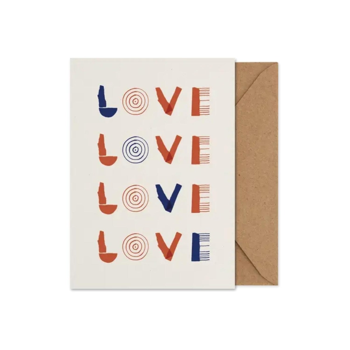Paper Collective Kort Art card Love