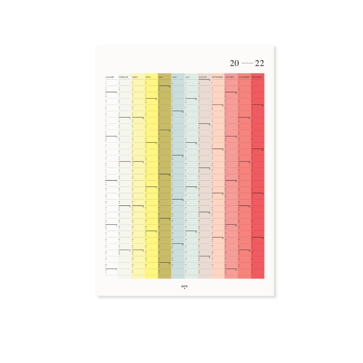 Väggkalender Älvis 2022 50x70 cmproduktzoombild #1