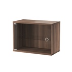 Skåp med glasdörr 58x30