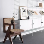 Skåp m skjutdörrar 78x20x37 svartbetsad