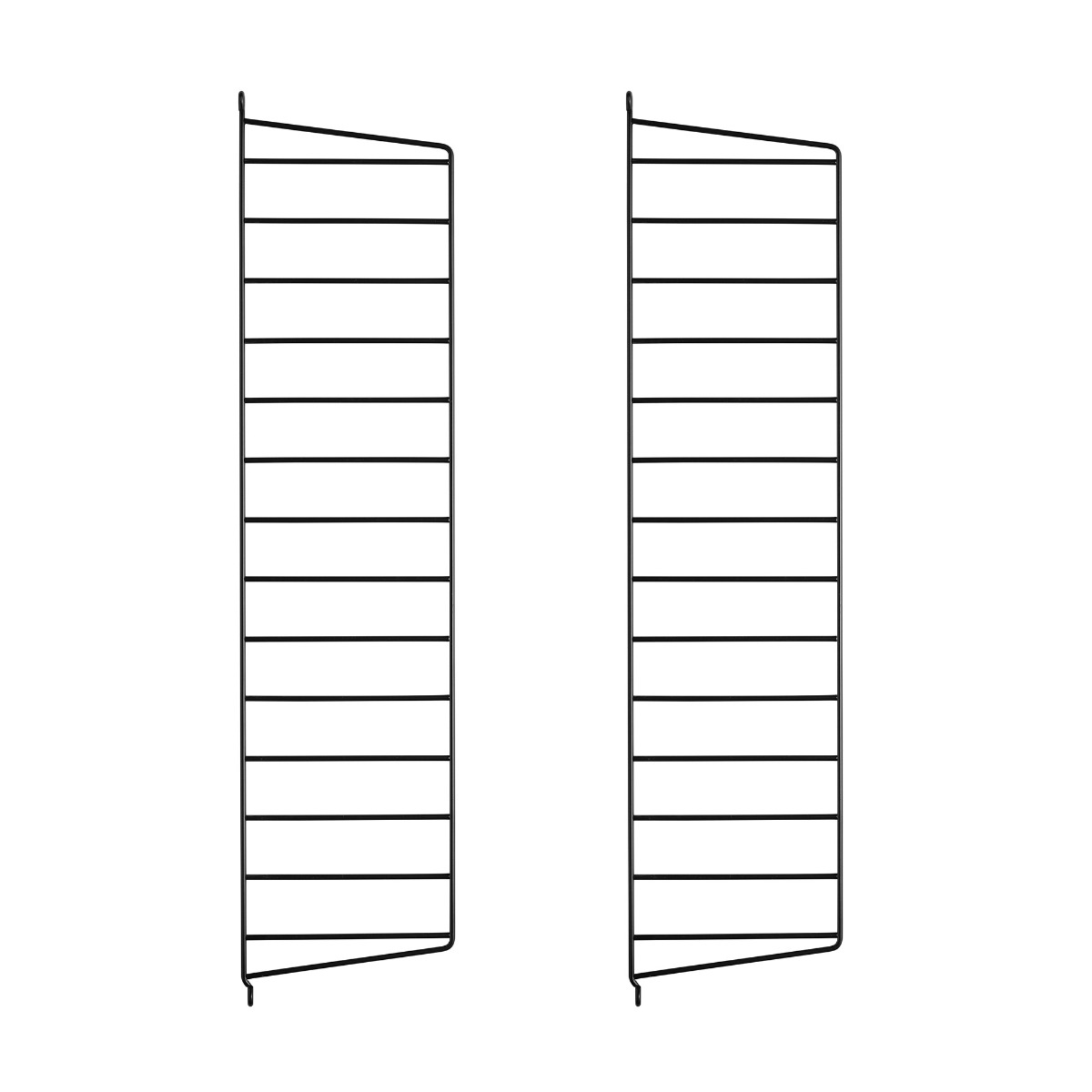 Väggavel 75x20 2-p svart