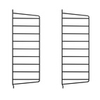 Väggavel 50x20 2-p svart