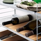 Metallhyllplan Låg 78x30 beige