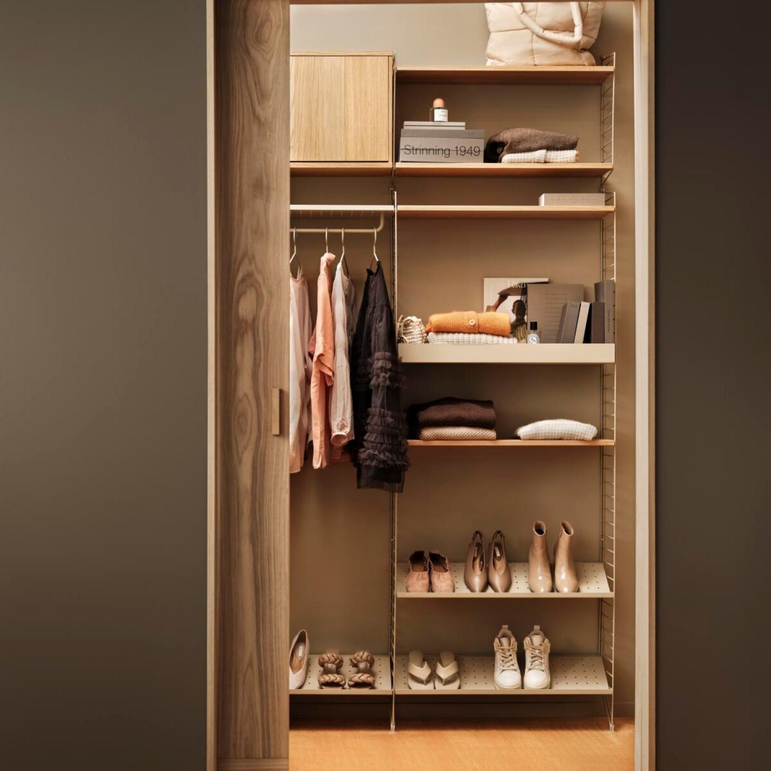 Skohylla 78x30 beige